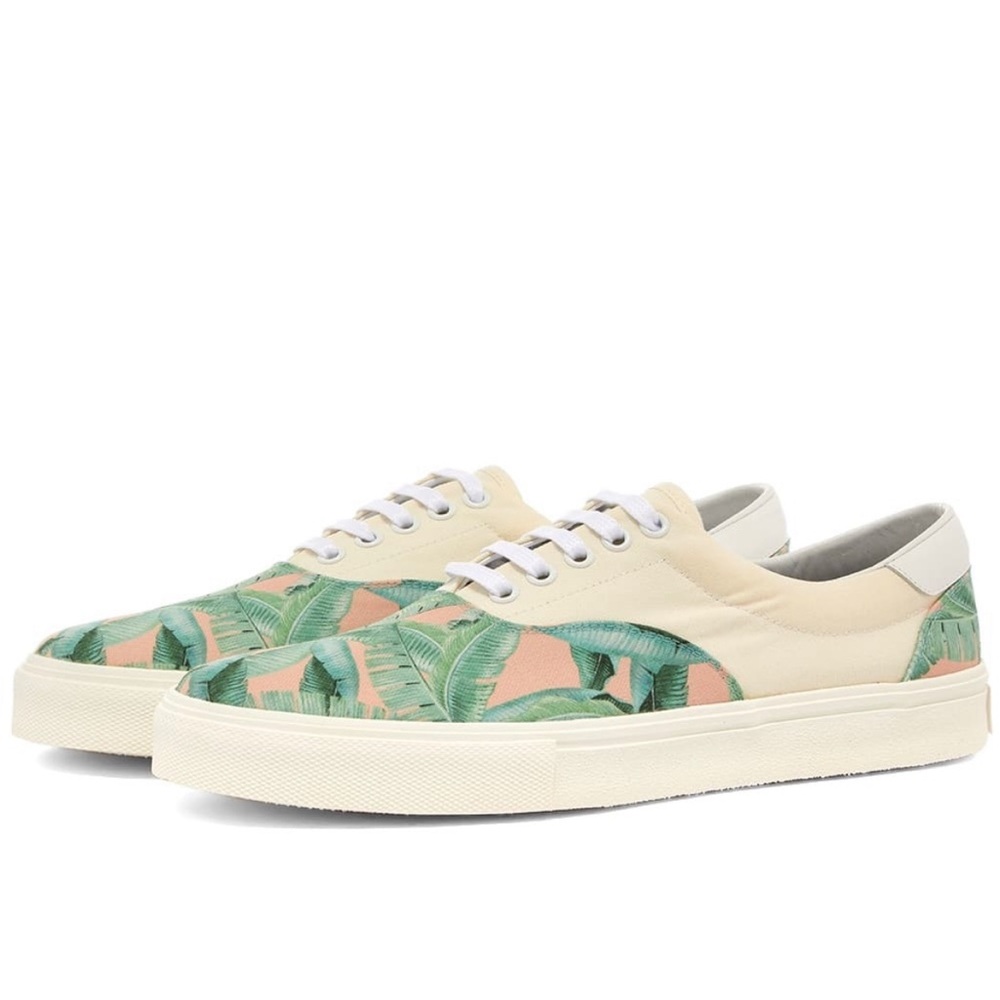 AMIRI Banana Leaf-Print Low-Top Sneakers